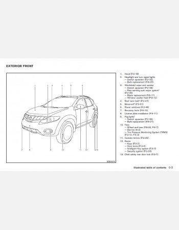 nissan murano 2010 owners manual